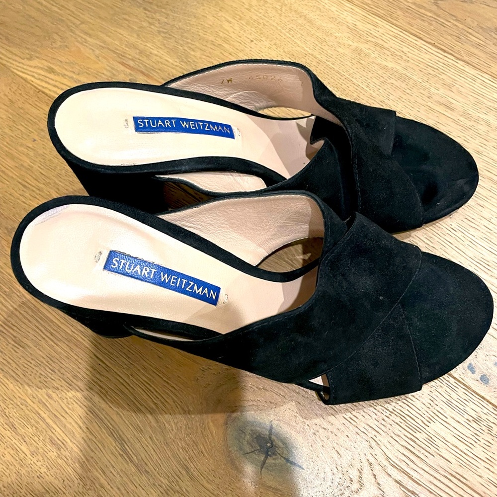 Black Stuart Weitzman heels